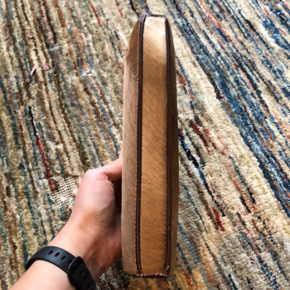 Vintage Cow Hide & Leather Wallet - Picture 9 of 14